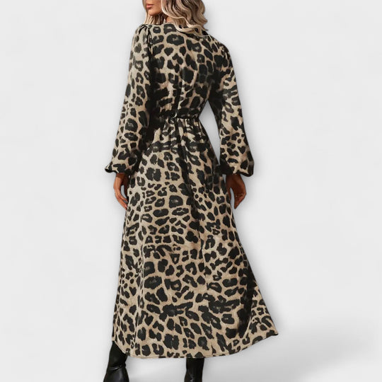 Stilvolles Kleid mit Leopardenmuster