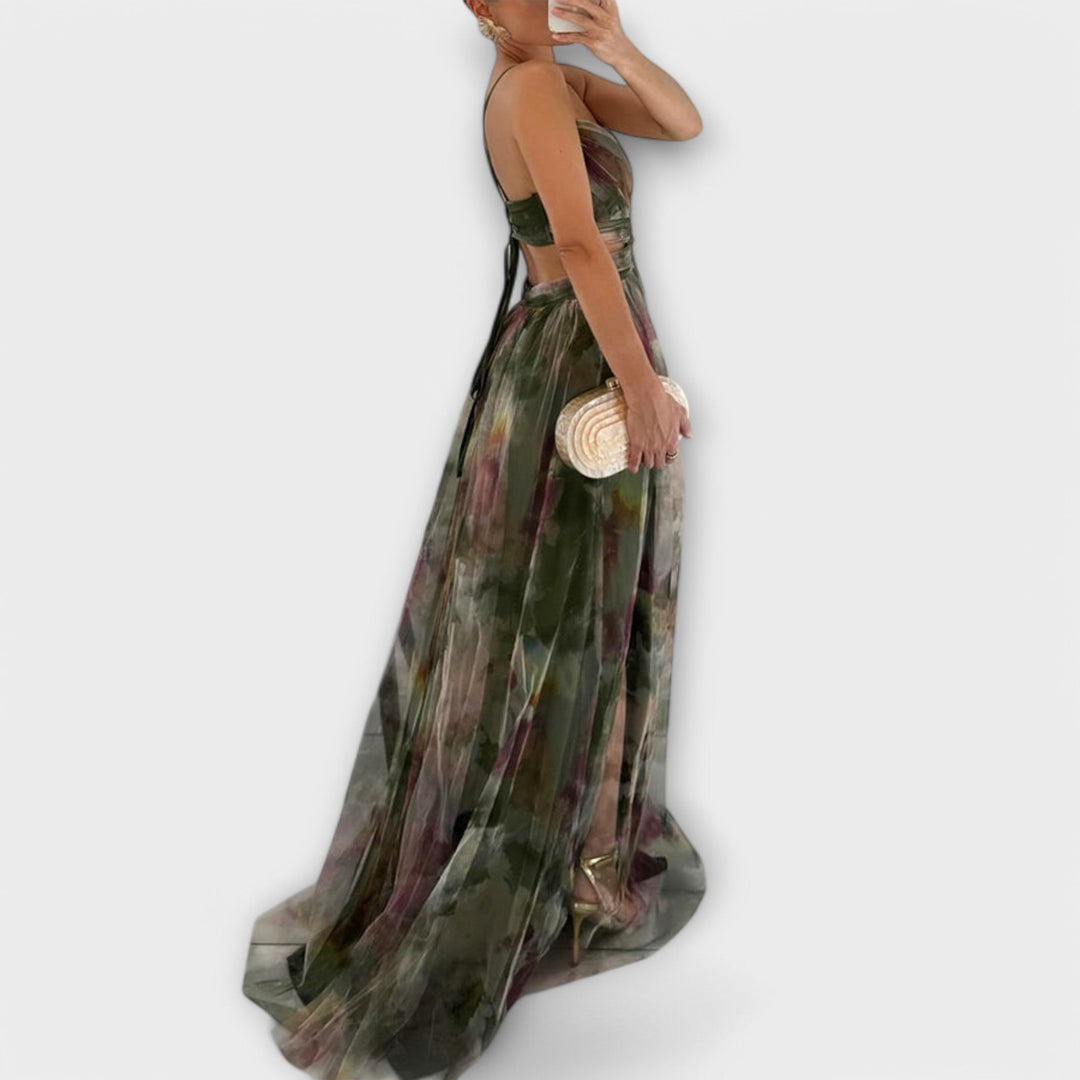 Annai Mesh Maxikleid - Elegant und Figurbetonend