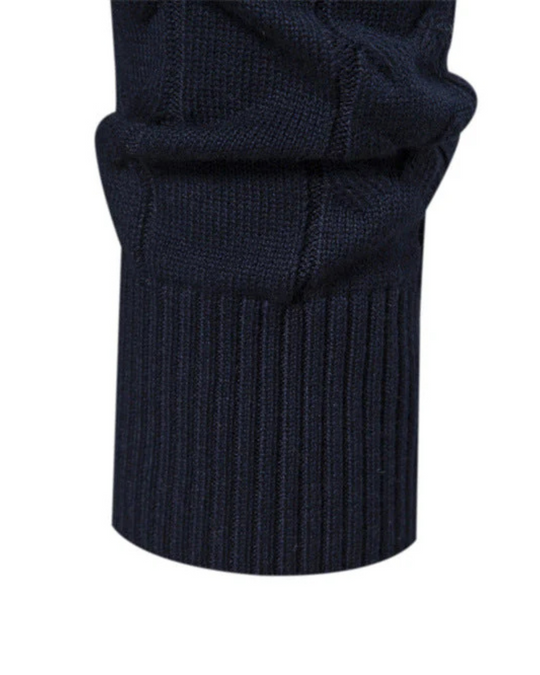 Frederico Baumwoll-Ritssweater mit Muster