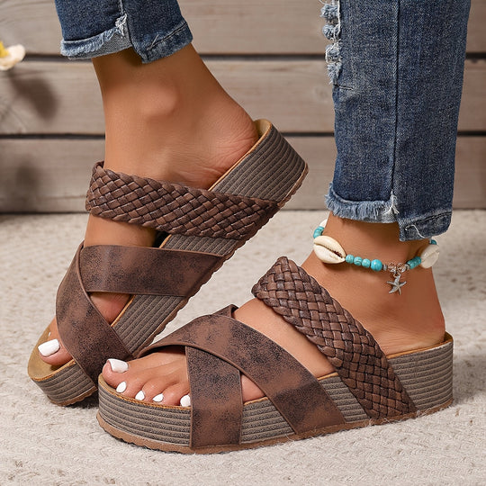 MARTINE | Orthopädische Leder-Sandalen aus hochwertigem Material