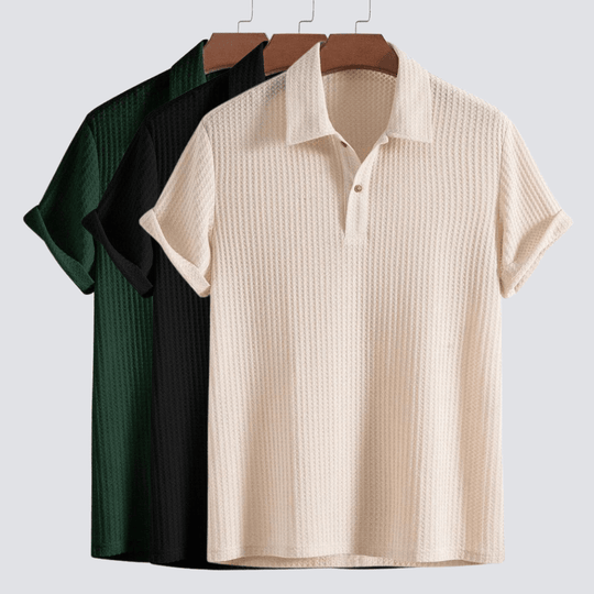 WAFFELSTRICK POLO – ELEGANT RAFFINIERT VIELSEITIG
