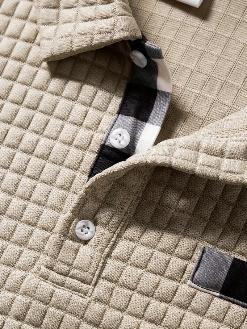 Hughes – Lässiges Dick Gestricktes Hemd Mit Knöpfen