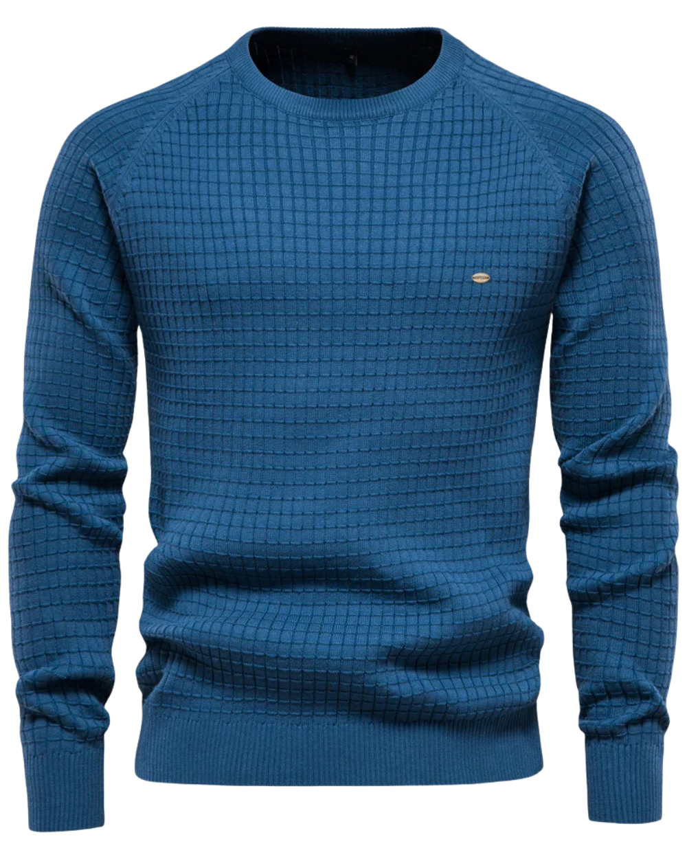 Herrenpullover mit Rautenmuster