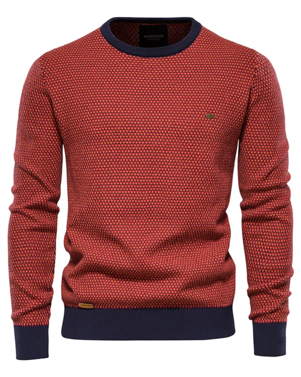 Karierter Herrenpullover