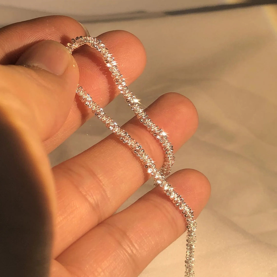 Glänzende Silberne Armband