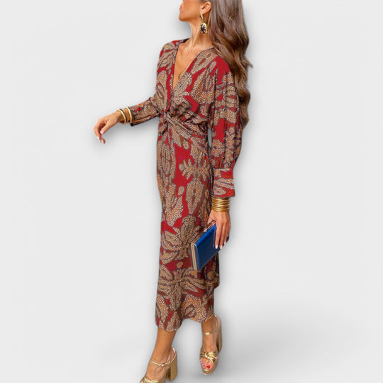 Elegantes Kleid mit langen Ärmeln
