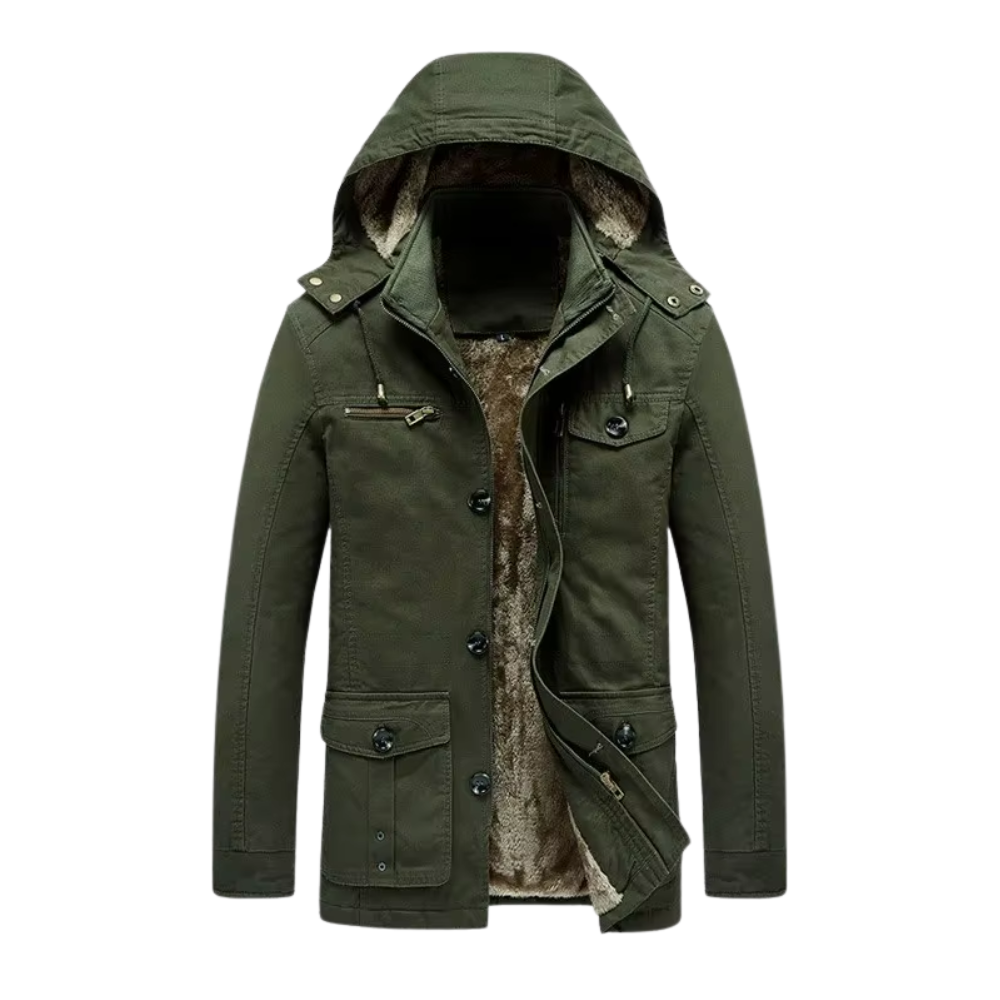 Elegante Premium wattierte Winterjacke