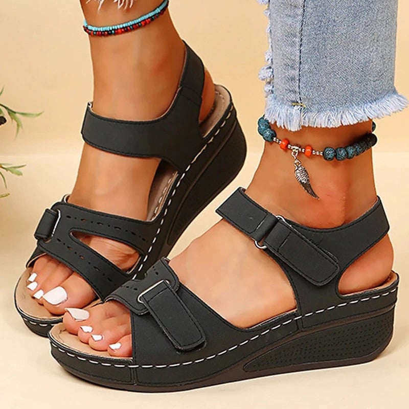 HELENE BEQUEME SANDALEN FÜR FRAUEN – KOMFORTABLE FUSSBETTUNG JEDEN TAG