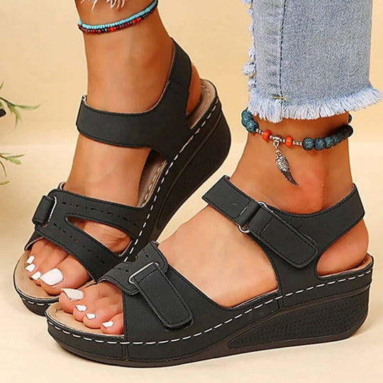HELENE BEQUEME SANDALEN FÜR FRAUEN – KOMFORTABLE FUSSBETTUNG JEDEN TAG