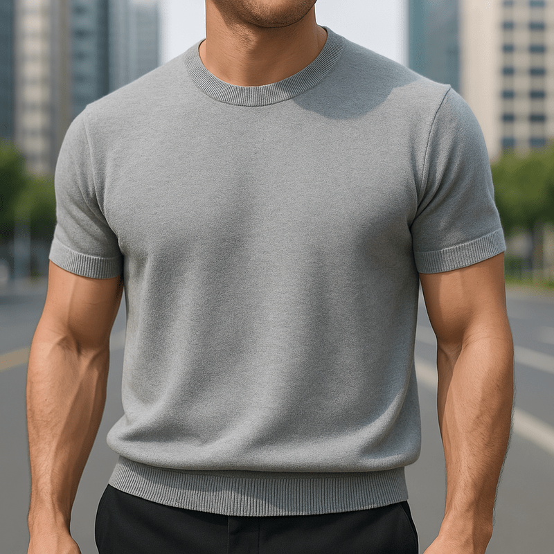 HERRREN LEICHTGEWICHT KASCHMIR T-SHIRT – ULTRA WEICHES TRAGEGEFÜHL