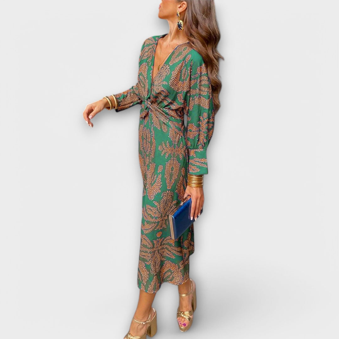 Elegantes Kleid mit langen Ärmeln