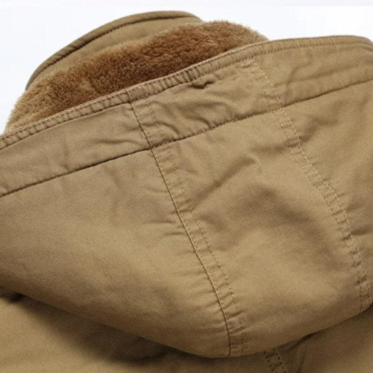 Elegante Baumwoll-Winterjacke mit Wattierung