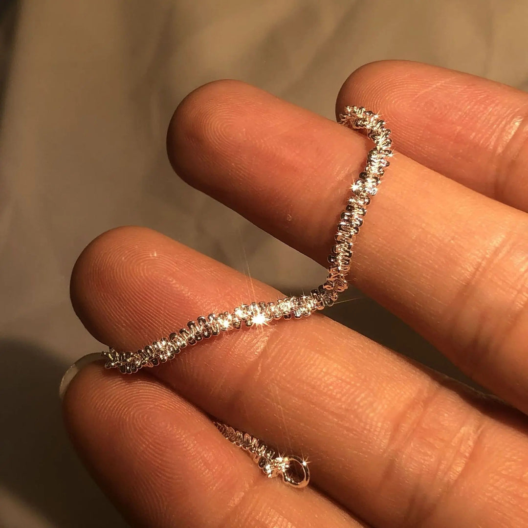 Glänzende Silberne Armband