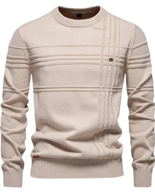 Herren Pullover mit Karomuster