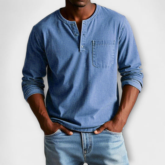 Fabian - Vintage Langarmhemd