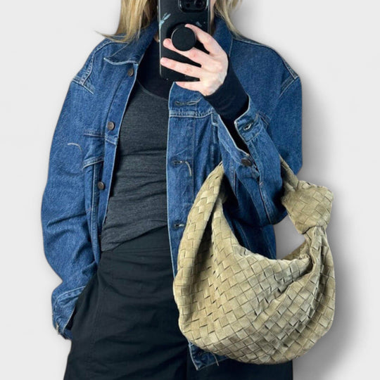 Eline - Große geflochtene Damenhandtasche