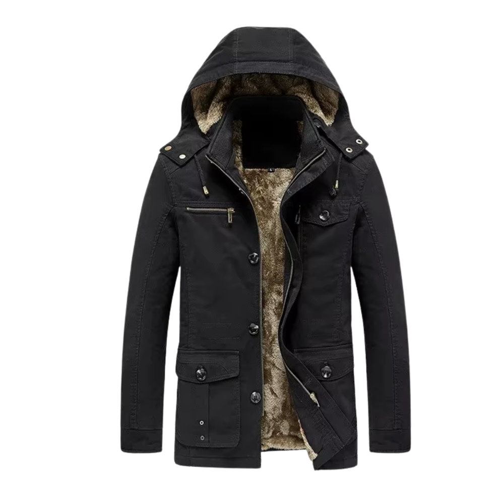 Elegante Premium wattierte Winterjacke