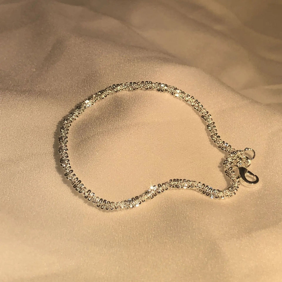 Glänzende Silberne Armband