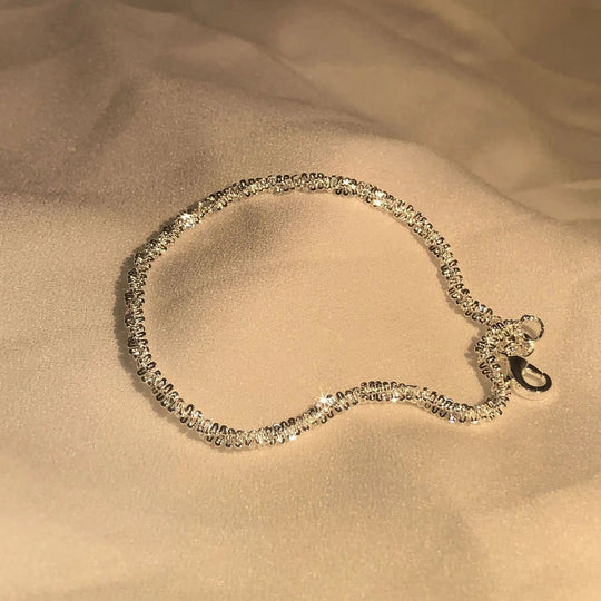 Glänzende Silberne Armband