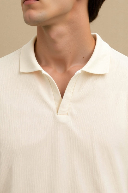 WOLLSTRUKTUR POLO T-SHIRT – ELEGANTES DESIGN FÜR JEDEN ANLASS