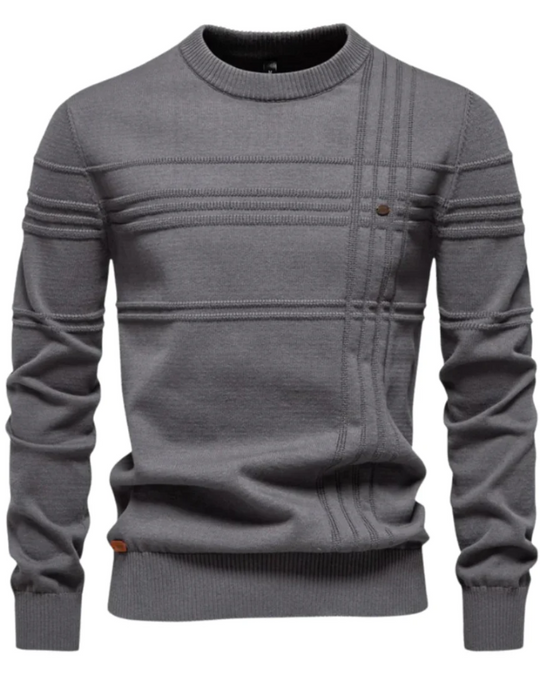 Herren Pullover mit Karomuster