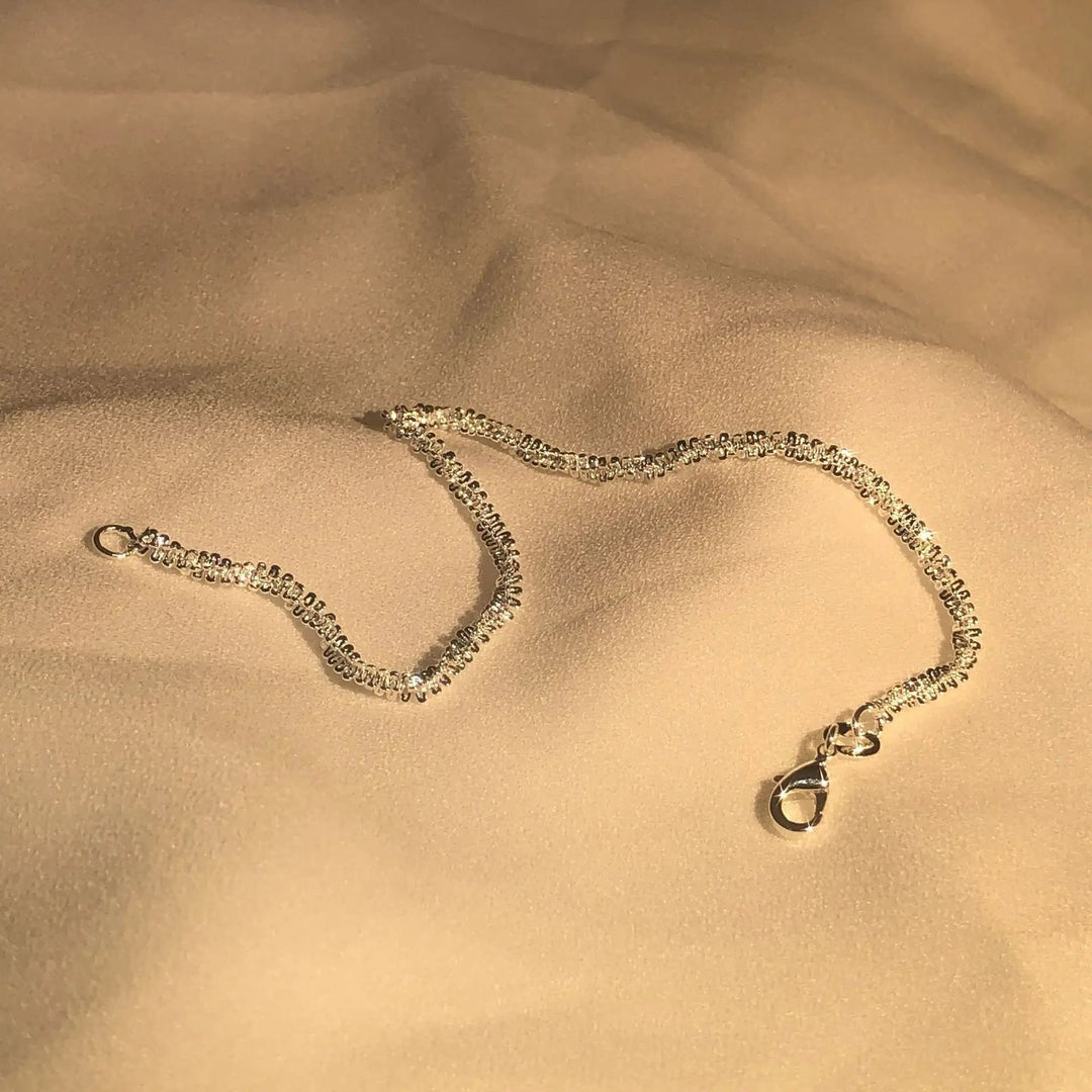 Glänzende Silberne Armband