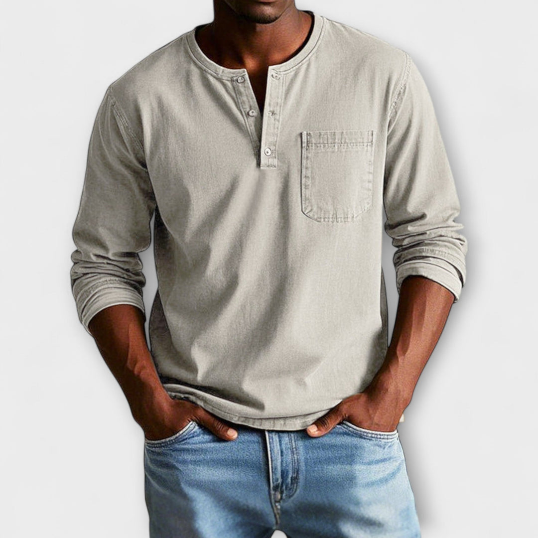 Fabian - Vintage Langarmhemd