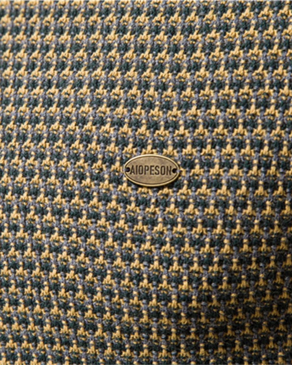 Karierter Herrenpullover