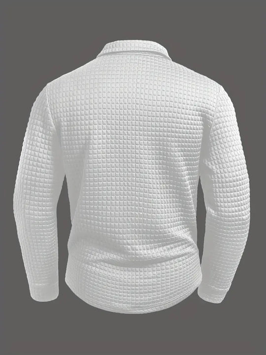 Hughes – Lässiges Dick Gestricktes Hemd Mit Knöpfen