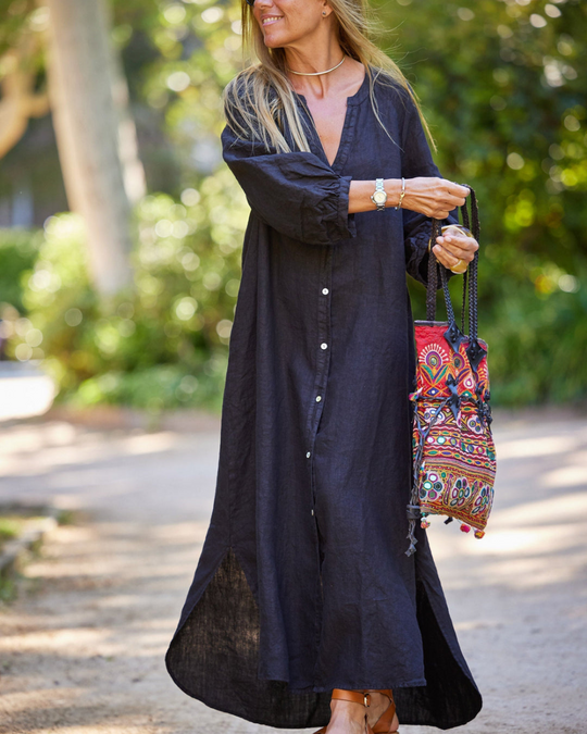 LIORA – ELEGANTES LEINENKLEID FÜR SOMMER