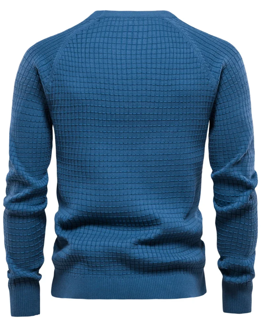 Herrenpullover mit Rautenmuster