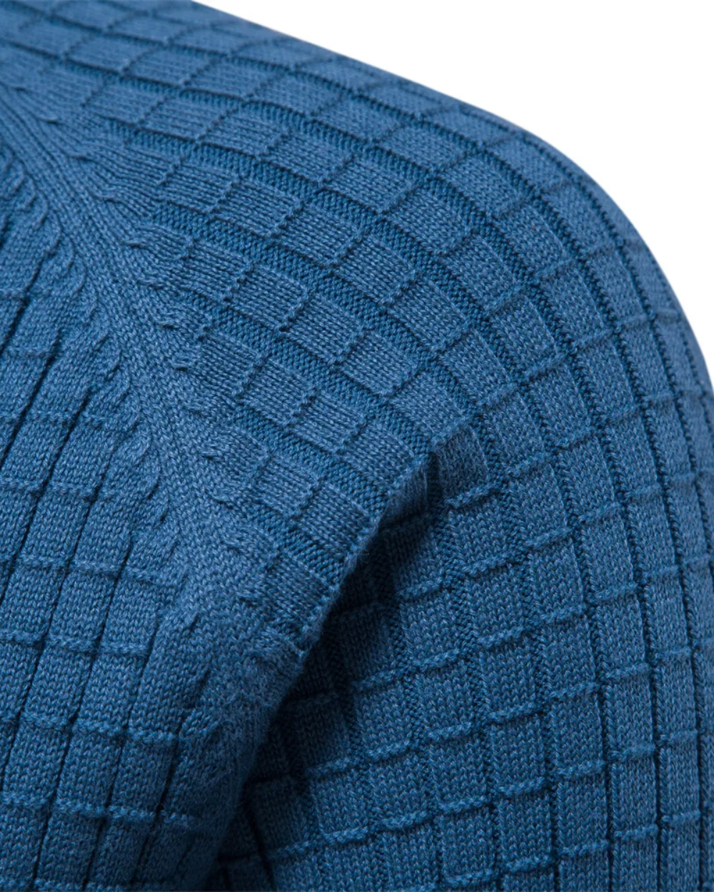Herrenpullover mit Rautenmuster