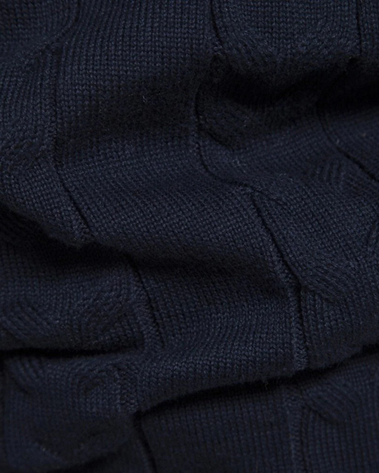 Frederico Baumwoll-Ritssweater mit Muster