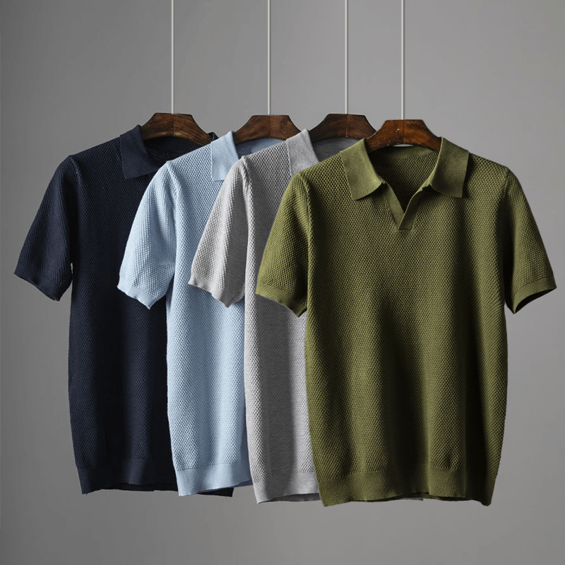POLOSHIRT MIT KURZEN ÄRMELN – ELEGANT KOMFORTABEL VIELSEITIG