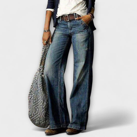 Jeans mit weitem Bein