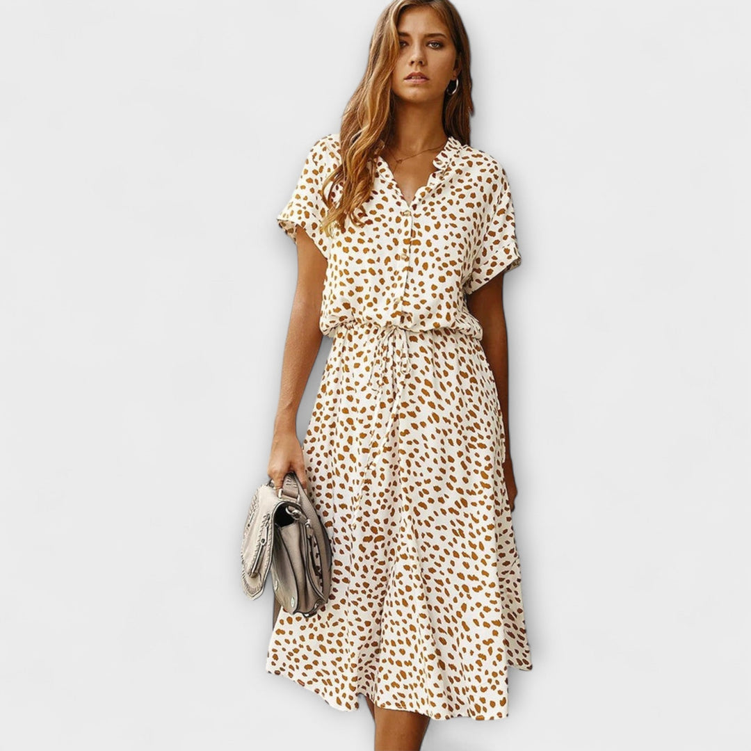 Florine - Midi Kleid mit Eleganter Passform