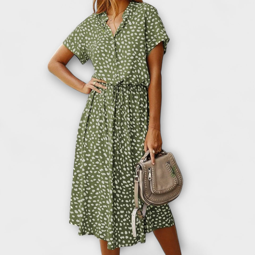 Florine - Midi Kleid mit Eleganter Passform