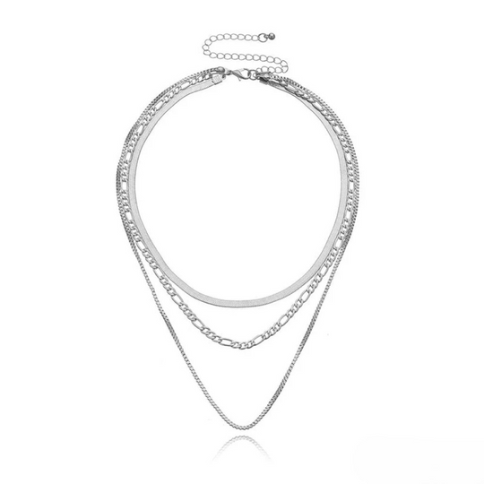 Vintage Goldene 3-teilige Layerkette