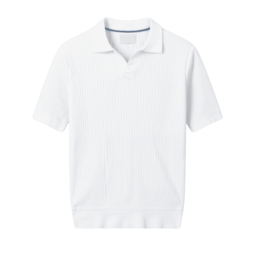 GERIPPTE BAUMWOLL-POLOSHIRT – STILVOLLE KOMFORTABLE ELEGANZ