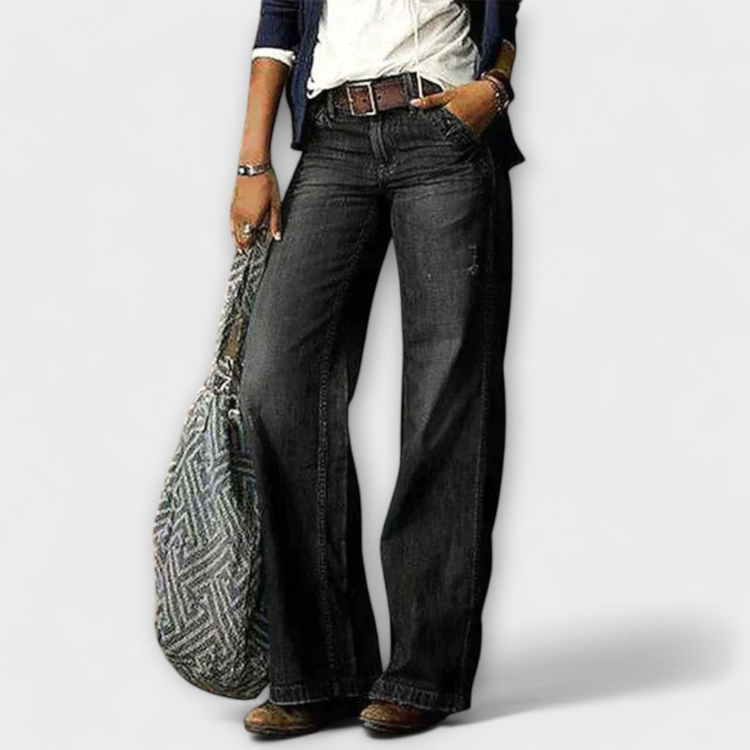 Jeans mit weitem Bein