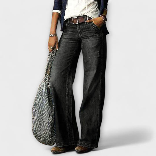 Jeans mit weitem Bein