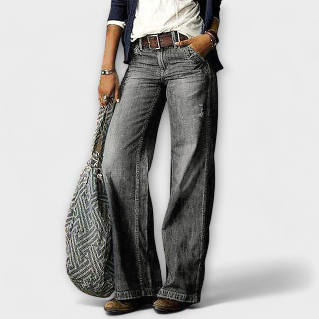 Jeans mit weitem Bein