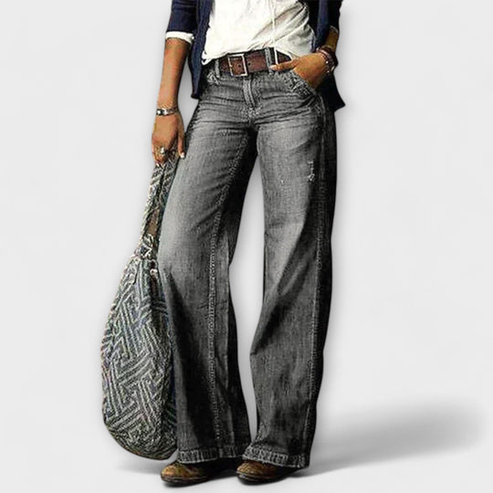 Jeans mit weitem Bein