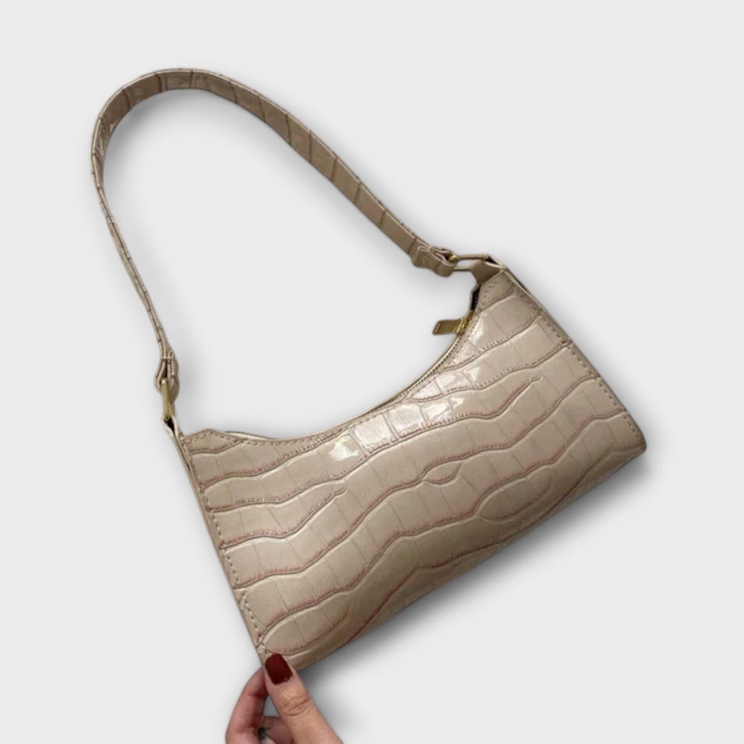 Eline. Glänzende Leder Tasche