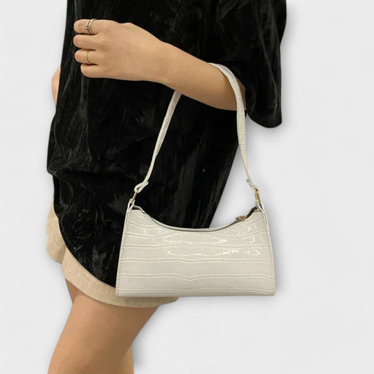 Eline. Glänzende Leder Tasche