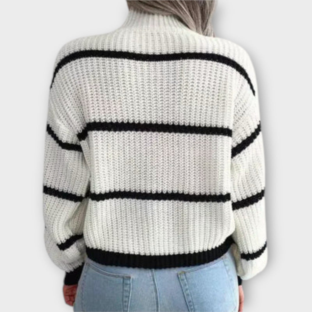 Pullover mit Streifen