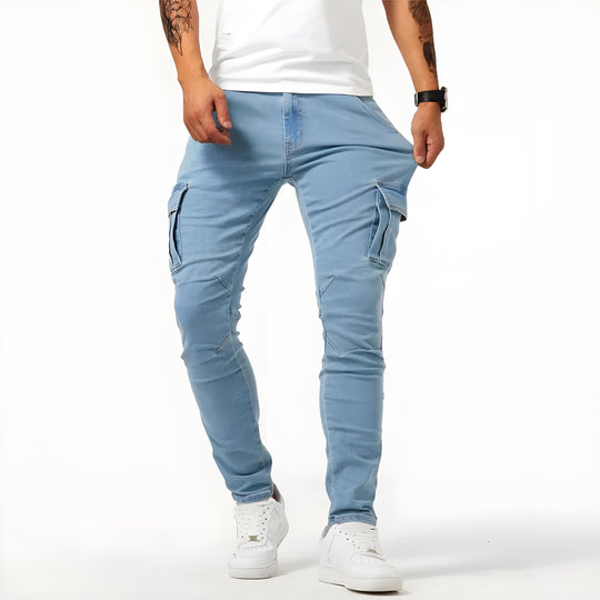 Samuel™ | Stretch Denim Cargo-Hose