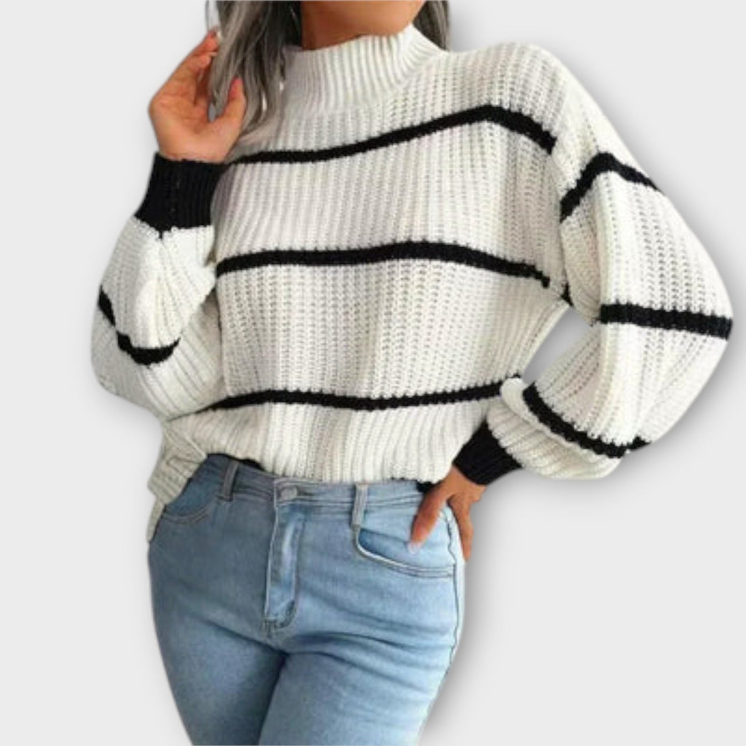 Pullover mit Streifen