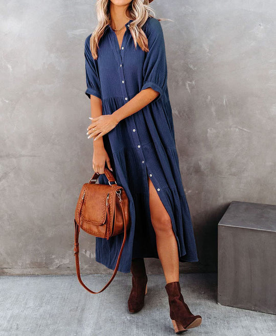 CLEA – ELEGANTES KOMFORTHEMD Kleid