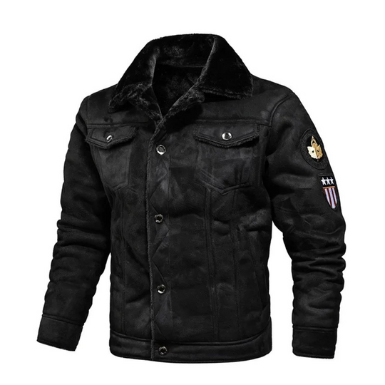 Andreas® | Warme und Vielseitige Lederjacke